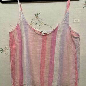 Splendid by‎ Nordstrom NWOT Multi Colored Linen Top